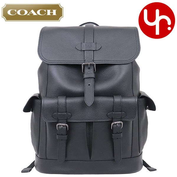 コーチ COACH バッグ リュック F36811 ブラック ハドソン ナチュラル ペブルド レザー バックパック アウトレット メンズ レディース